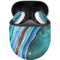 Turquoise Watercolor Geode Google Pixel Buds Skin